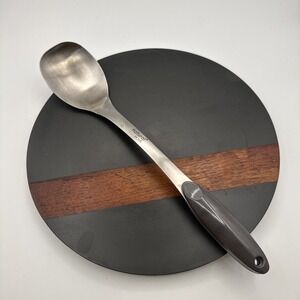 Cooking Spoon Stainless Steel Large Serving SpoonsSilver/14" Natural Home